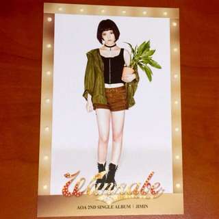 AOA Wannabe Jimin Official Photocard