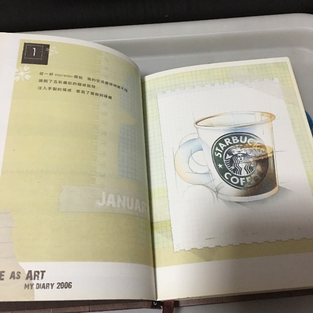 Authentic Brand New Starbucks 2006 planner (Category: Everything Else) located in Singapore. Submitted by voodoo_dolly (Listing ID 63188379, Image 3). Description: Brand new unused planner diary from 2006 More for collectors collection now Slight dent at the front planner hard cover Collection at Raffles Place/ Pasir ris at my convenience Or top up for postage.