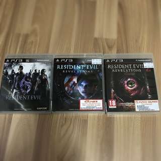 Resident Evil Combo Ps 3 Games