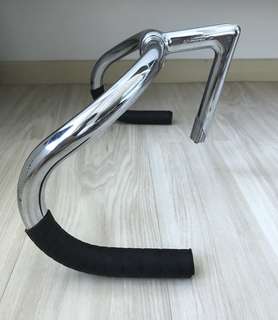 Nitto Track Handlebars with Nitto Pearl Quill Stem