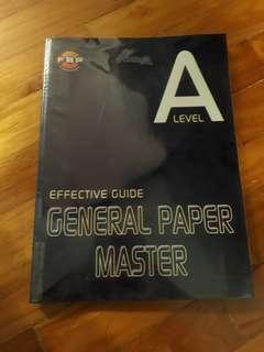 A Level Effective Guide: General Paper Master