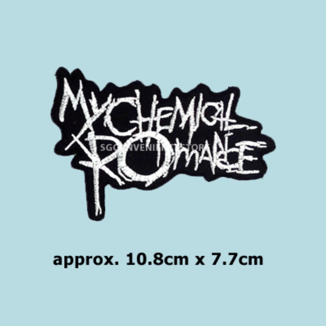 DIY Embroidery Iron On Patch Punk Rock Band Applique My Chemical Romance Motif Badge Decoration (Category: Craft Supplies & Tools) located in Singapore. Submitted by monivas_mace (Listing ID 206362313, Image 1). Description: Band Series - My Chemical Romance $5.95 / Piece All brand new and instocks. Can be sewn on or iron on. Please refer to the individual images for sizes of the patches. Ideal for: Personalizing children's bags and pencil case M