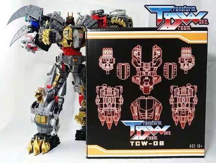 Transform Dream Wave  DW - TCW-06 TCW06 Upgrade / Addon Kit For Power of the Primes  POTP Volcanicus or BPF Dinobot Combiners  (MISB) (Please note Volvanicus is NOT included)