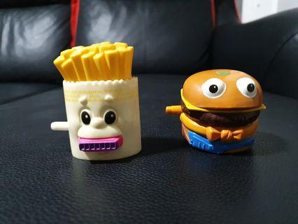 Vintage 1991 Macdonalds toys
