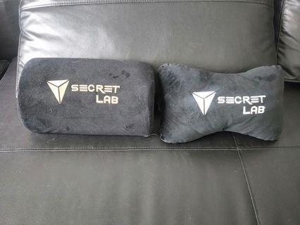 Secret Lab lumbar and neck support