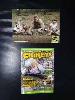 Vintage Crikey! Australia Zoo Magazine Issue 23 Spring 2012 Steve Irwin Bob Bindi Terri