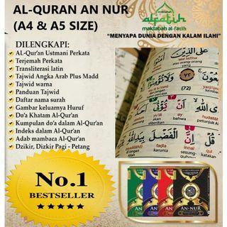 (INSTOCK) Al-Quran Per Kata An-Nur (A5/A4/JUMBO Size) (Hardcover & Softcover) 