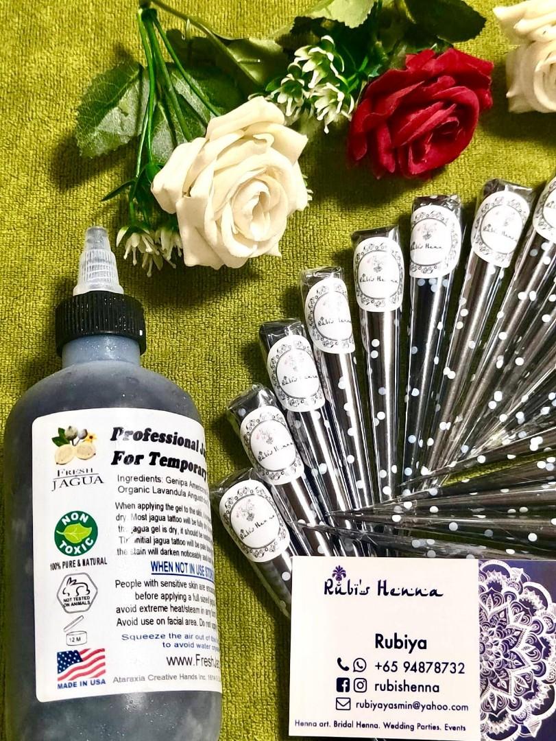 Henna cones - Hari raya promo😍 (Category: Hands & Nails) located in Singapore. Submitted by rubishenna90 (Listing ID 1023626978, Image 5). Description: Multi colour Henna cones for sale!!! #Natural henna cones 1 Cone for $4 and 3 Cones for $10( 15grams) 5 for $15 10 for $28 20 for $50 #Jagua henna cones 1 cone for $10 ( 10 grams) #Cherry red henna cones 1 cone for $7 ( 15 grams) 3 cones for $18 #white henna cones 1 cone for $15( 10 grams) #Self 