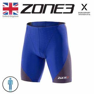 ZONE3 Men Aquaflo Tri Suit Shorts Blue/Grey Size S-XL