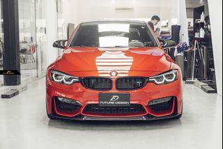 BMW F80 M3 F82 M4 Future Design CS Style Front Lip Vorsteiner Rear Diffuser Forged Carbon Bootlip Spoiler Carbon Fiber Aeroparts