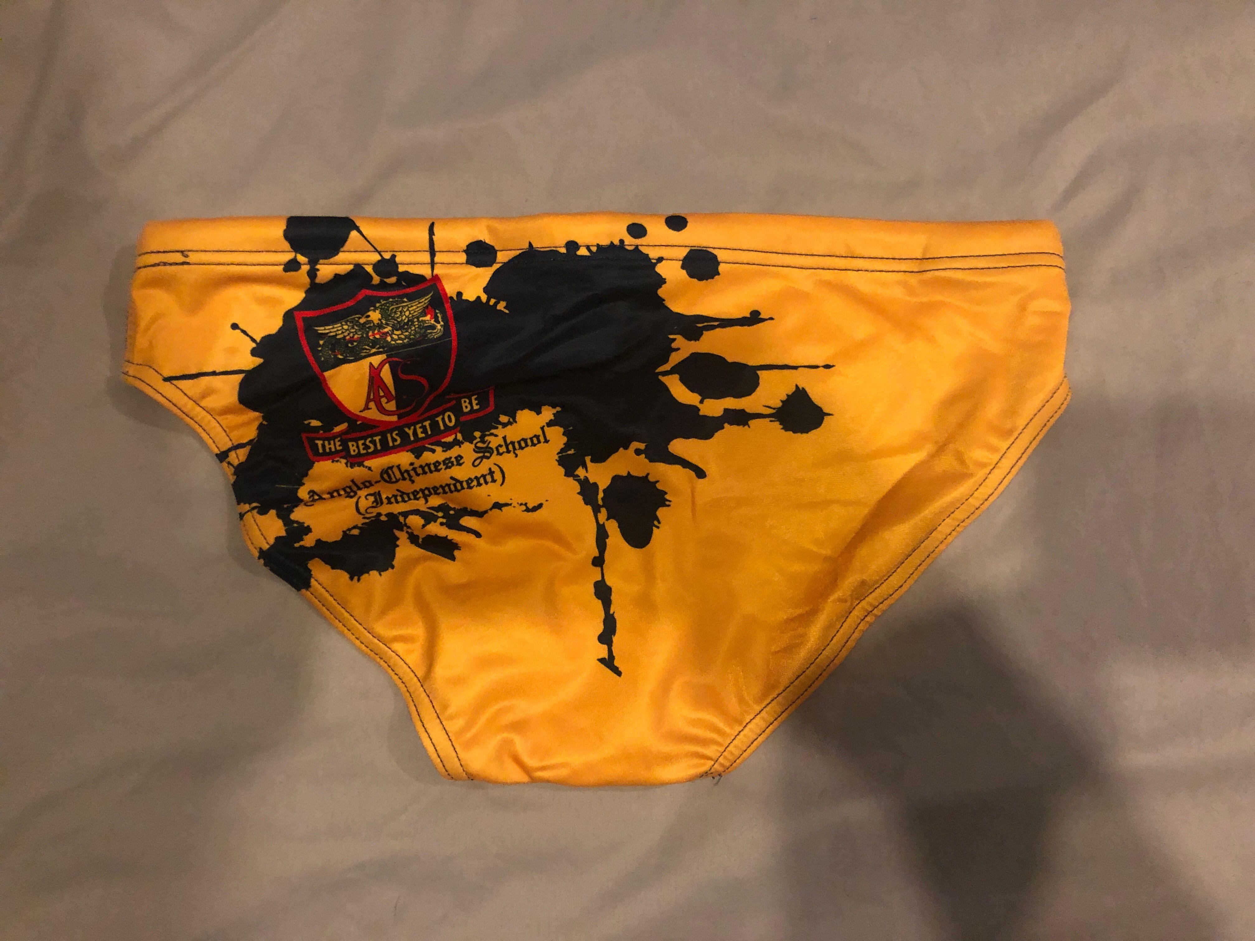 ACS waterpolo trunk + headgear (Category: Activewear) located in Singapore. Submitted by sojohanng (Listing ID 1131972848, Image 2). Description: .