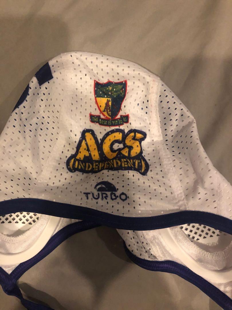 ACS waterpolo trunk + headgear (Category: Activewear) located in Singapore. Submitted by sojohanng (Listing ID 1131972848, Image 5). Description: .