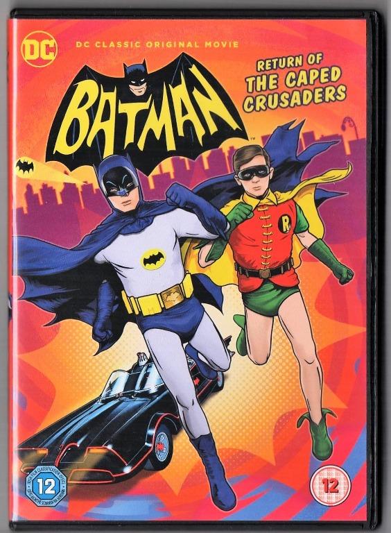 Return of the Caped Crusaders - 1960s Batman Original DVD (Category: CDs & DVDs) located in Singapore. Submitted by simgoat (Listing ID 1132246565, Image 1). Description: Watched it only once. Digital code unused. Starring the voices of the original 1960s cast. Mailing possible. Buyer pays for postage. .