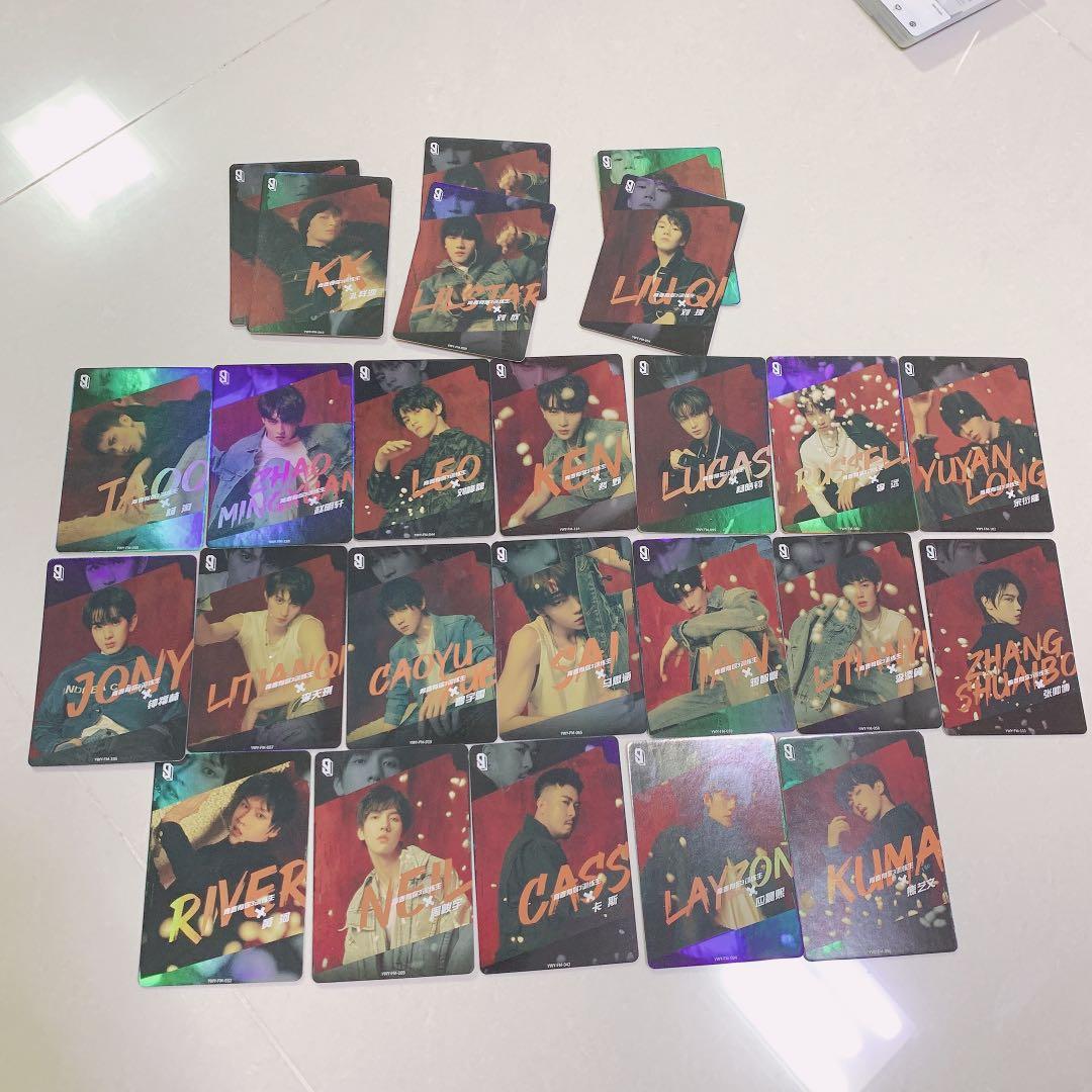 青春有你3 Youth with you 3 cards reflective red cards (Category: Other Merchandise) located in Singapore. Submitted by chaeunwoos (Listing ID 1088870558, Image 1). Description: Normal mailing +$1 Self collection under my block west area ✅ Check out my other listings for other trainees! Sorted by elimination (1st round) $1 each!!! 孔祥池 KK KONG XIANG CHI 刘欣 LILSTAR LIU XIN 刘琦 LIU QI 杨淘 TAOO YANG TAO 赵明轩 ZHAO MING XUAN 刘峰磊 LEO LIU FENG LEI 哲野 KEN ZHE YE 