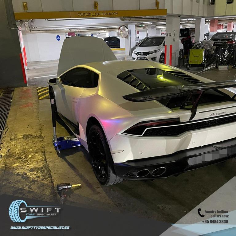 Change Car Tire Onsite Service (Category: Mobile Tyre Replacement) located in Singapore. Submitted by swift_tyre_specialist (Listing ID 1090989658, Image 6). Description: Need to change car tyre at your place because tyre can't repair? We provide this service! Give us a call for quote. Process and Procedure: ❗️ Call us and tell us your issue. ❗️ Confirm the price with us. ❗️ Provide us your location, car plate number and as much details as possib