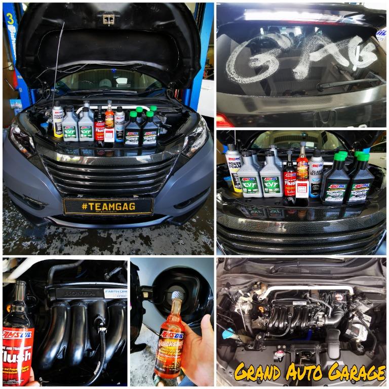 Major servicing package (Category: General Servicing) located in Singapore. Submitted by grandautogarage (Listing ID 1097838297, Image 10). Description: 🚙Fabulous Servicing Package🚙 ☑️ Free Glass Cleaning using Amsoil Glass Cleaner ☑️ Free Engine bay Clean ☑️ Free Amsoil Gasoline Additive ✅ Amsoil DOMINATOR® Octane Boost 12oz (354ml): $23 ✅ Amsoil Power Foam Throttle body Decarbonize Clean: $30 ✅ Headlamp restoration: $30 nett 🔧🔧🔧🔧🔧🔧🔧🔧�