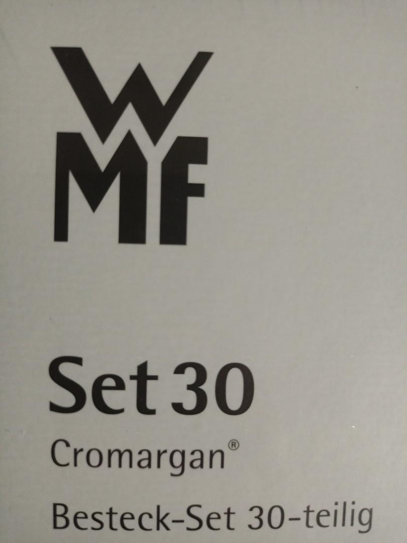 WMF New Unopened and sealed 30pc Cromargan Stainless Steel spoon fork knife Cutlery Set (Category: Cookware & Accessories) located in Singapore. Submitted by sgmove16 (Listing ID 1099623220, Image 1). Description: Good for fine dining ! WMF New Unopened with sealed 30pc Cromargan Stainless Steel spoon fork knife Cutlery Set **price including free delivery to door step / void desk / maingate of your stay in central area Toa Payoh/ Novena /farrer p