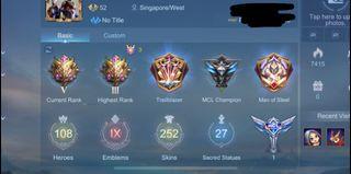 Mobile Legends Account
