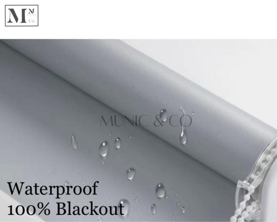 Made-To-Measure Roller Blinds 100% Blackout. Waterproof 100% Blackout Vinyl Blinds. 100% Blackout Nylon Roller Blinds. (Category: Curtains & Blinds) located in Singapore. Submitted by munic_mall (Listing ID 1137419296, Image 1). Description: https://www.municmall.com/collections/window-blinds Made-To-Measure at Off-Shelf Price! Our blackout roller blinds come in non-waterproof Nylon series, waterproof polyester fibre series and waterproof vinyl s