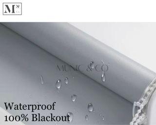 Made-To-Measure Roller Blinds 100% Blackout. Waterproof 100% Blackout Vinyl Blinds. 100% Blackout Nylon Roller Blinds.