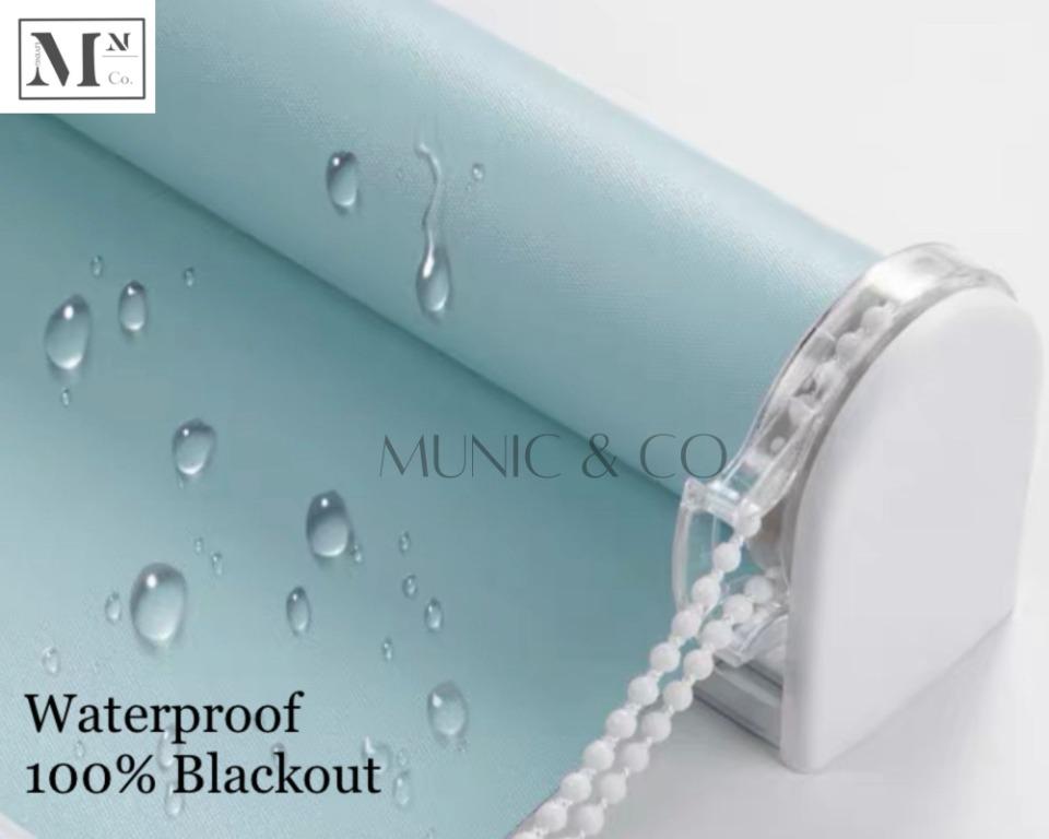 Made-To-Measure Roller Blinds 100% Blackout. Waterproof 100% Blackout Vinyl Blinds. 100% Blackout Nylon Roller Blinds. (Category: Curtains & Blinds) located in Singapore. Submitted by munic_mall (Listing ID 1137419296, Image 8). Description: https://www.municmall.com/collections/window-blinds Made-To-Measure at Off-Shelf Price! Our blackout roller blinds come in non-waterproof Nylon series, waterproof polyester fibre series and waterproof vinyl s