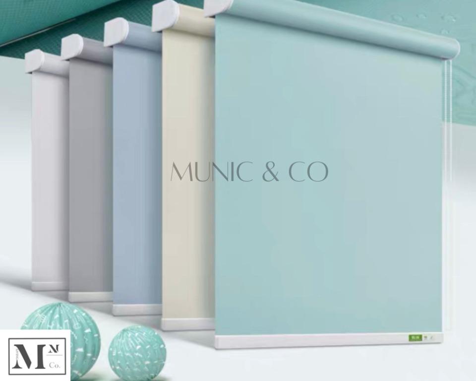Made-To-Measure Roller Blinds 100% Blackout. Waterproof 100% Blackout Vinyl Blinds. 100% Blackout Nylon Roller Blinds. (Category: Curtains & Blinds) located in Singapore. Submitted by munic_mall (Listing ID 1137419296, Image 5). Description: https://www.municmall.com/collections/window-blinds Made-To-Measure at Off-Shelf Price! Our blackout roller blinds come in non-waterproof Nylon series, waterproof polyester fibre series and waterproof vinyl s