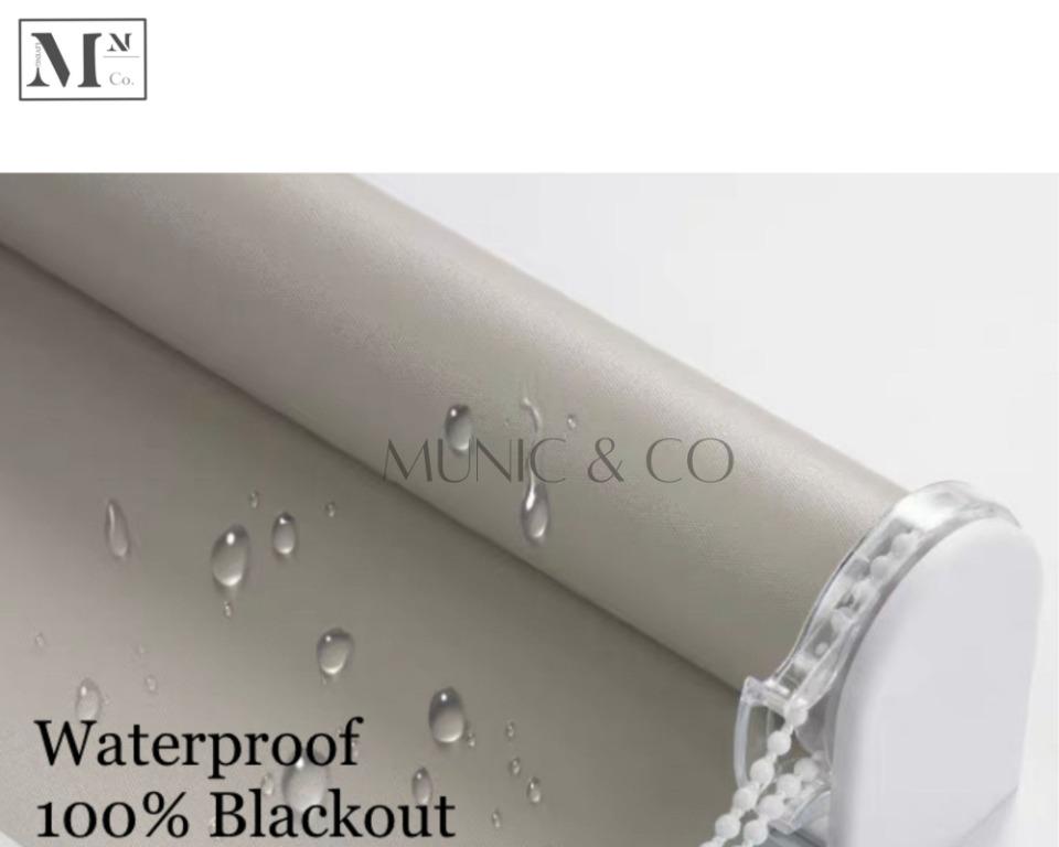 Made-To-Measure Roller Blinds 100% Blackout. Waterproof 100% Blackout Vinyl Blinds. 100% Blackout Nylon Roller Blinds. (Category: Curtains & Blinds) located in Singapore. Submitted by munic_mall (Listing ID 1137419296, Image 3). Description: https://www.municmall.com/collections/window-blinds Made-To-Measure at Off-Shelf Price! Our blackout roller blinds come in non-waterproof Nylon series, waterproof polyester fibre series and waterproof vinyl s