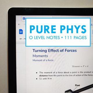 pure physics notes best!! Sec 3 / 4 Express / IP digital PDF notes