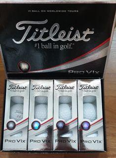 Titleist Pro V1x Golf Balls: 4 sleeves and 12 balls in total