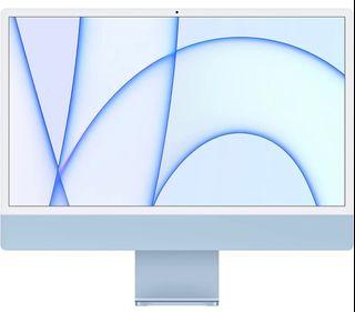 Apple iMac (24-inch, Apple M1 chip with 8‑core CPU and 8‑core GPU, 8GB RAM, 256GB)