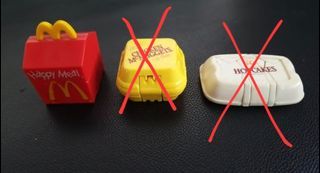 Vintage rare 1990 Macdonalds transformer happy meal dinosaurs toys