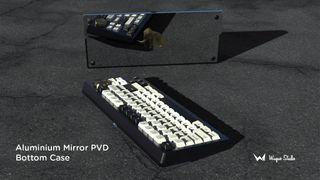 Mammoth75 black aluminium, mammoth20 black/white numpad