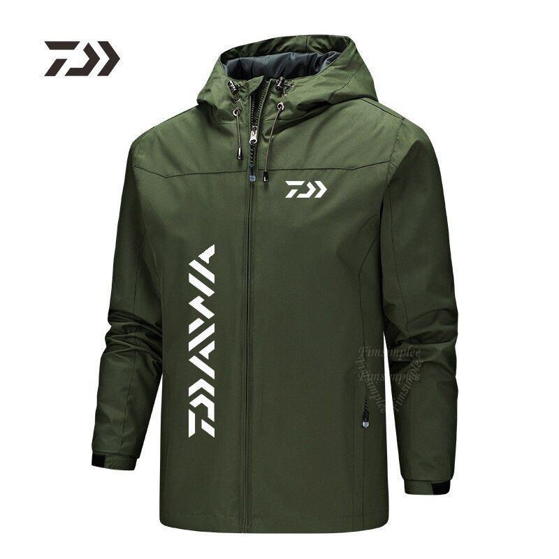 Daiwa Jacket/Windbreaker Fishing Clothing Hooded Spring Coat Fishing Jacket Waterproof Windproof Outdoor Jackets Men Soft Shell (S-5XL) (Category: Coats, Jackets and Outerwear) located in Singapore. Submitted by Bikes.galore (Listing ID 1198614582, Image 4). Description: Brand New in packaging, Men’s Daiwa Jacket🔥🔥🔥 Waterproof, windproof, heat resistant and scratch resistant. The perfect balance and combination for a jacket/windbreaker for out