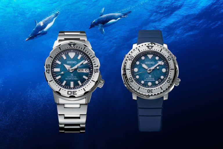 [BNIB] Seiko Prospex “Save the Ocean” Diver Scuba Special Edition Monster SRPH75K1 and Baby Tuna SRPH77K1 (Category: Watches) located in Singapore. Submitted by topaz_trading (Listing ID 1142943160, Image 2). Description: One year official warranty from Seiko Thong Sia. SRPH75K1 - SGD608 (Retail $767.20) SRPH77K1 - SGD628 (Retail $802.50) SRPH75K1 Specifications: Diameter: 42.4mm Thickness: 13.4mm Lug to lug: 49.4mm Crystal: Hardlex Movement: Cal