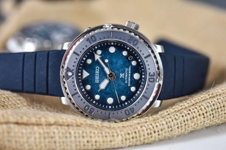 [BNIB] Seiko Prospex “Save the Ocean” Diver Scuba Special Edition Monster SRPH75K1 and Baby Tuna SRPH77K1 (Category: Watches) located in Singapore. Submitted by topaz_trading (Listing ID 1142943160, Image 7). Description: One year official warranty from Seiko Thong Sia. SRPH75K1 - SGD608 (Retail $767.20) SRPH77K1 - SGD628 (Retail $802.50) SRPH75K1 Specifications: Diameter: 42.4mm Thickness: 13.4mm Lug to lug: 49.4mm Crystal: Hardlex Movement: Cal