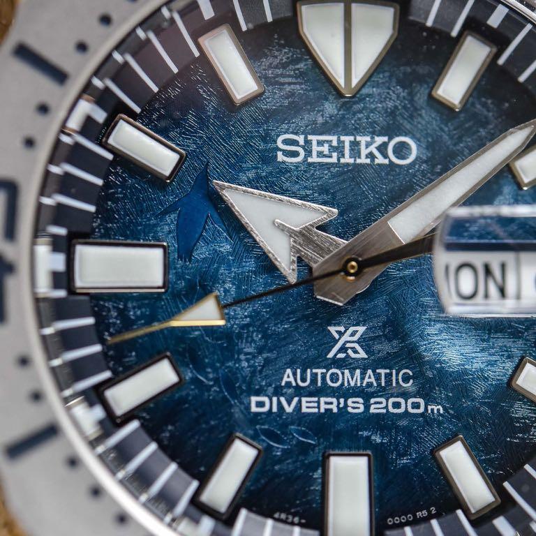 [BNIB] Seiko Prospex “Save the Ocean” Diver Scuba Special Edition Monster SRPH75K1 and Baby Tuna SRPH77K1 (Category: Watches) located in Singapore. Submitted by topaz_trading (Listing ID 1142943160, Image 4). Description: One year official warranty from Seiko Thong Sia. SRPH75K1 - SGD608 (Retail $767.20) SRPH77K1 - SGD628 (Retail $802.50) SRPH75K1 Specifications: Diameter: 42.4mm Thickness: 13.4mm Lug to lug: 49.4mm Crystal: Hardlex Movement: Cal