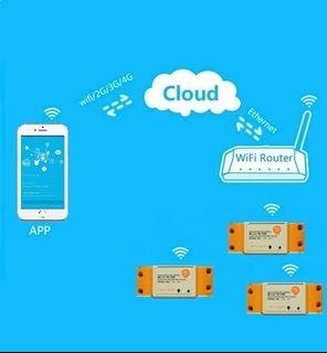 🌜Clearance 💲Sale‼️Smart Home Ready Wi-Fi Switch Controller for Home Appliances – Complete with Free APPs to Work with Your Voice Control Device and Wi-Fi Router. ❌ No Hub required