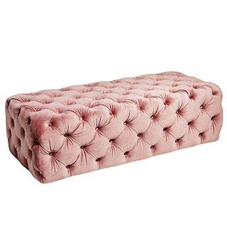 Chesterfield Velvet Ottoman