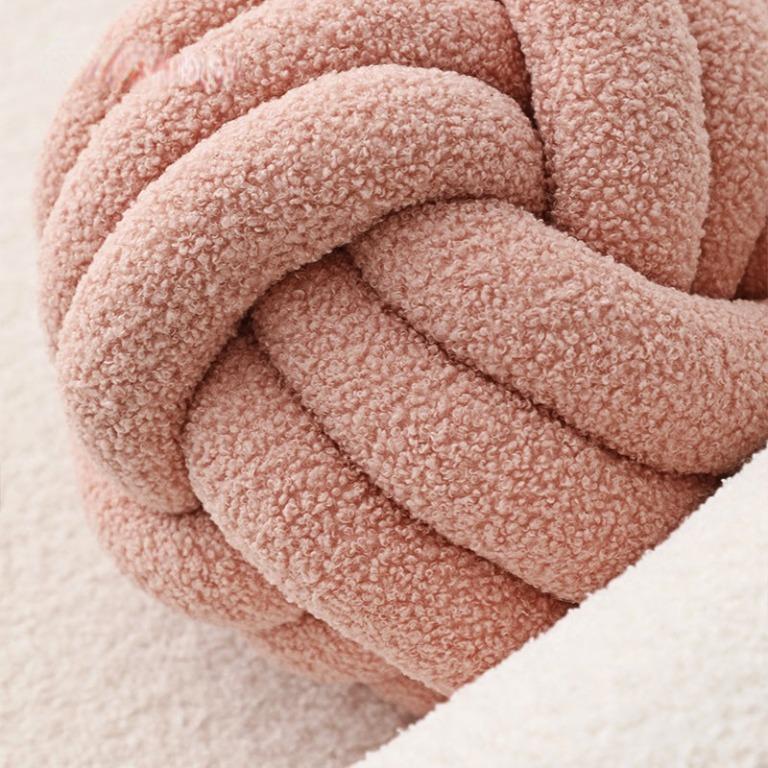 Knot Cushion (Category: Cushions & Throws) located in Singapore. Submitted by lafloriahomedecor (Listing ID 1142484229, Image 4). Description: Make your sofa pop with this knot cushion from Lafloria and brighten up your home effortlessly. About this product： Material: -Filler: Environment friendly PP cotton, Bio-degradable -Cover: Boulcé/Velvet. Not detachable Care: Vacuum, dry wash 7-Day return .