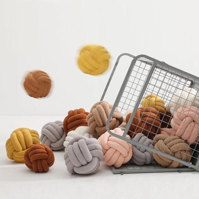 Knot Cushion (Category: Cushions & Throws) located in Singapore. Submitted by lafloriahomedecor (Listing ID 1142484229, Image 2). Description: Make your sofa pop with this knot cushion from Lafloria and brighten up your home effortlessly. About this product： Material: -Filler: Environment friendly PP cotton, Bio-degradable -Cover: Boulcé/Velvet. Not detachable Care: Vacuum, dry wash 7-Day return .