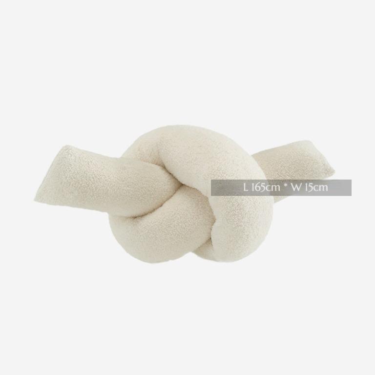 Knot Cushion (Category: Cushions & Throws) located in Singapore. Submitted by lafloriahomedecor (Listing ID 1142484229, Image 10). Description: Make your sofa pop with this knot cushion from Lafloria and brighten up your home effortlessly. About this product： Material: -Filler: Environment friendly PP cotton, Bio-degradable -Cover: Boulcé/Velvet. Not detachable Care: Vacuum, dry wash 7-Day return .