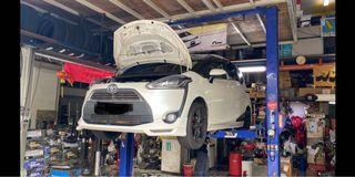 Toyota sienta XYZ racing coilovers