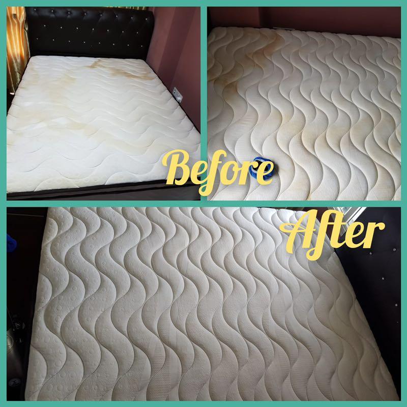 Deep shampoo extraction for sofa carpet mattress deep clean steam clean wet shampoo cleaning vacuum sofa cleaning service (Category: Sofa Cleaning) located in Singapore. Submitted by 4EVERCLEAN (Listing ID 1154688735, Image 1). Description: NEA licensed professional cleaning company. We are specialized in deep clean for residential and commercial. 4everclean.com.sg Single/super mattress - 98 Queen/king mattress - 118 🔥promotion 2 items - $20 off