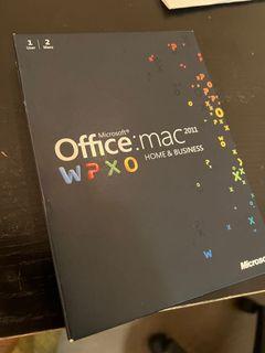 MS office 2011 for Mac home & business card edition