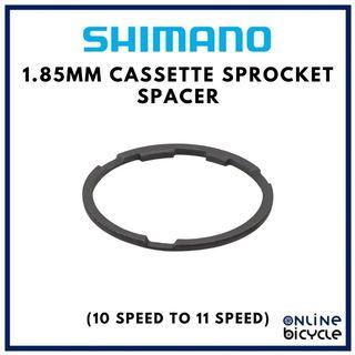 Shimano 1.85mm Freehub Cassette Sprocket Spacer (10 speed to 11 speed) for Bicycle and Cycling