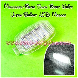 Mercedes Benz Ultra-Bright White LED Module Tag Trunk Rear Boot Luggage Compartment Light Direct Plug & Play Replacement