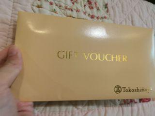 Takashimaya vouchers