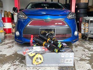 Toyota sienta XYZ super sport coilovers