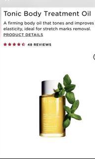 Clarins Tonic Body Treatment Oil x3