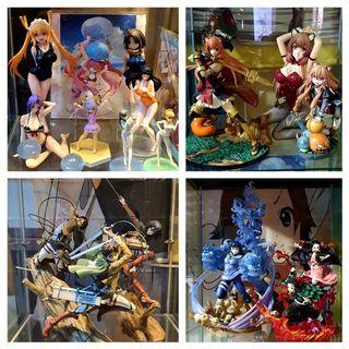 Large Collection of Anime Figurines for Sale.